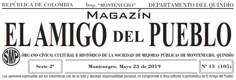Magazín El Amigo del Pueblo — columna «Lactancia Materna» del Dr. Trujillo
